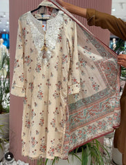 Khaadi 3pc embroidered