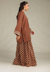 Khaadi coordset printed