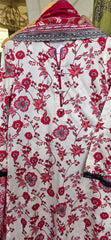 J. 3pc printed lawn