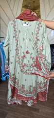 3pc Printed Lawn