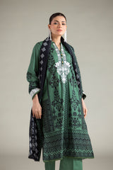 Khaadi 3pc Embroidered