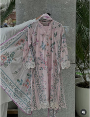 Khaadi 3pc embroidered lawn
