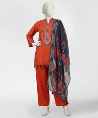 J. Khaadi embroidered 3pc