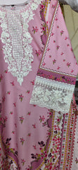 Kaftan long length lawn Asmw D.