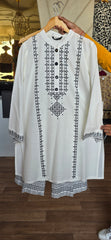 Beechtree cotton 2pc embroidered coordset