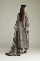 Khaadi 3pc embroidered lawn