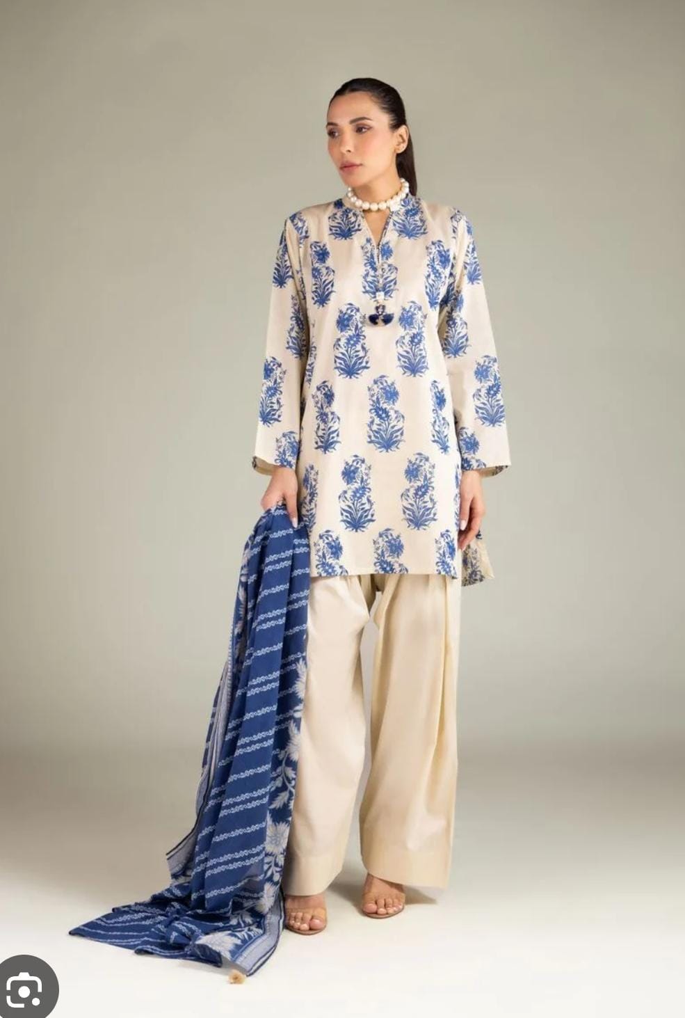 3pc khaadi printed lawn