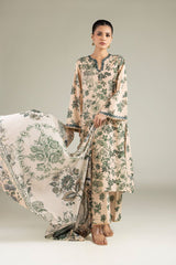 Khaadi 3pc masoori embroidered