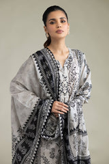 Khaadi 3pc printed lawn