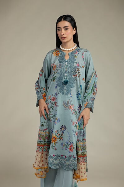 Khaadi 3pc embroidered