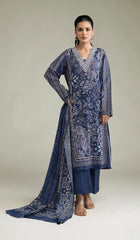 Khaadi 3pc embroidered lawn