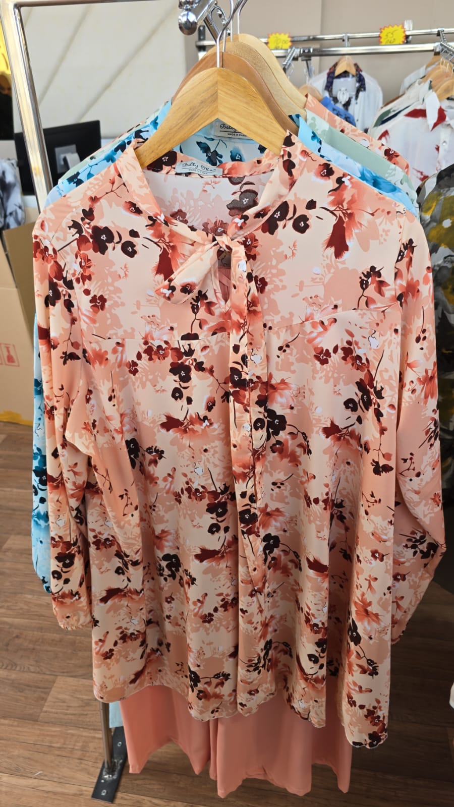 Peach floral