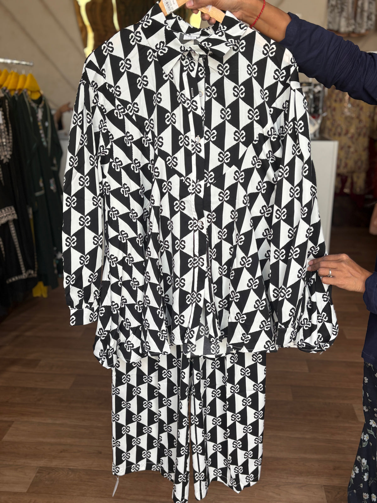 Coordset chiffon free size
