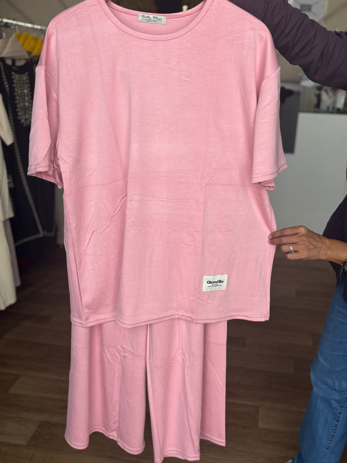 Coordset free size t-shirt fabric