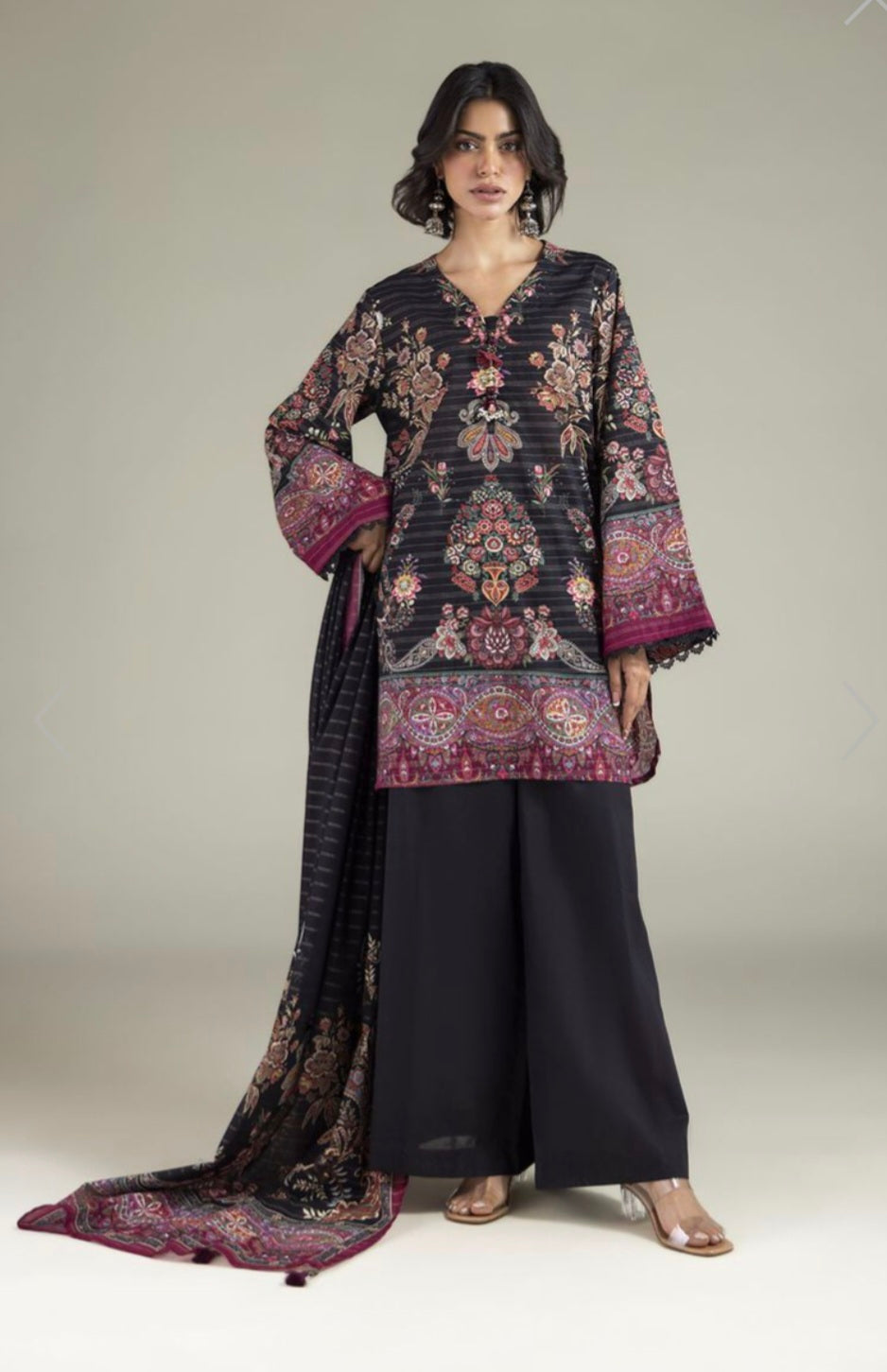 Khaadi 3pc printed mesuri