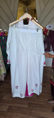 J. 3pc lawn embroidered white
