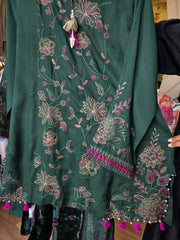 J. Maple silk with farshi shlwar