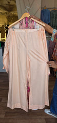 Bonanza satrangi peach 3pc embroidered