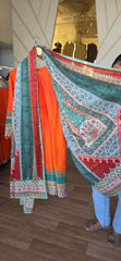 Almirah 3pc lawn printed