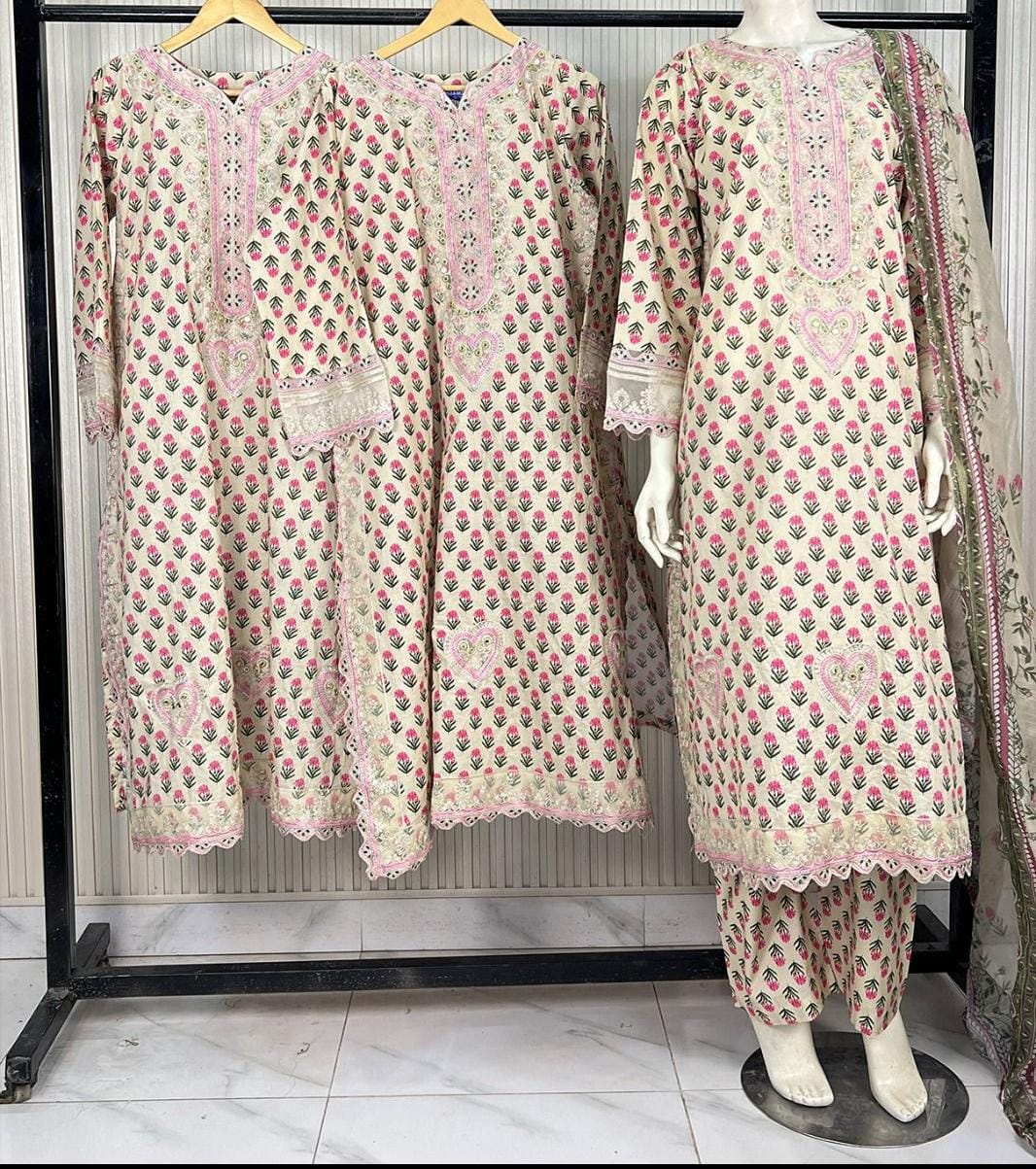 A Line suit 3pc Lawn