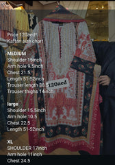 Kaftan 3pc lawn
