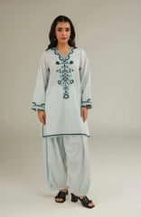 Khaadi 2pc coordset lawn