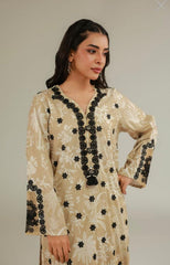 Khaadi 2pc lawn embroidered