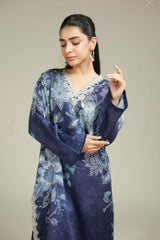 Khaadi 2pc embroidered satin