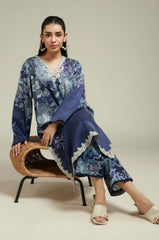 Khaadi 2pc embroidered satin