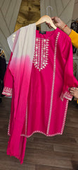 Asma D. 3pc embroidered cotton