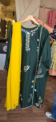 Asma D. Cotton 3pc embroidered