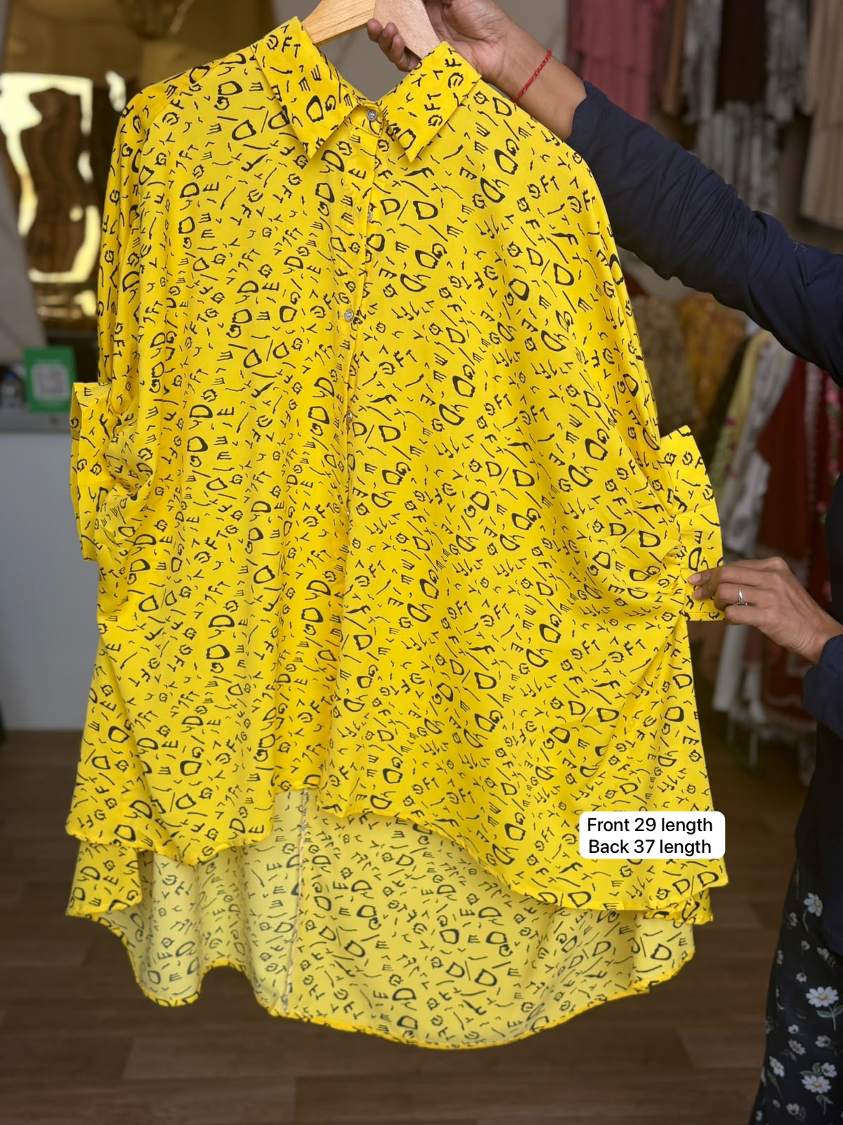Coord set chiffon free siz