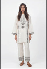 Beechtree cotton 2pc embroidered coordset