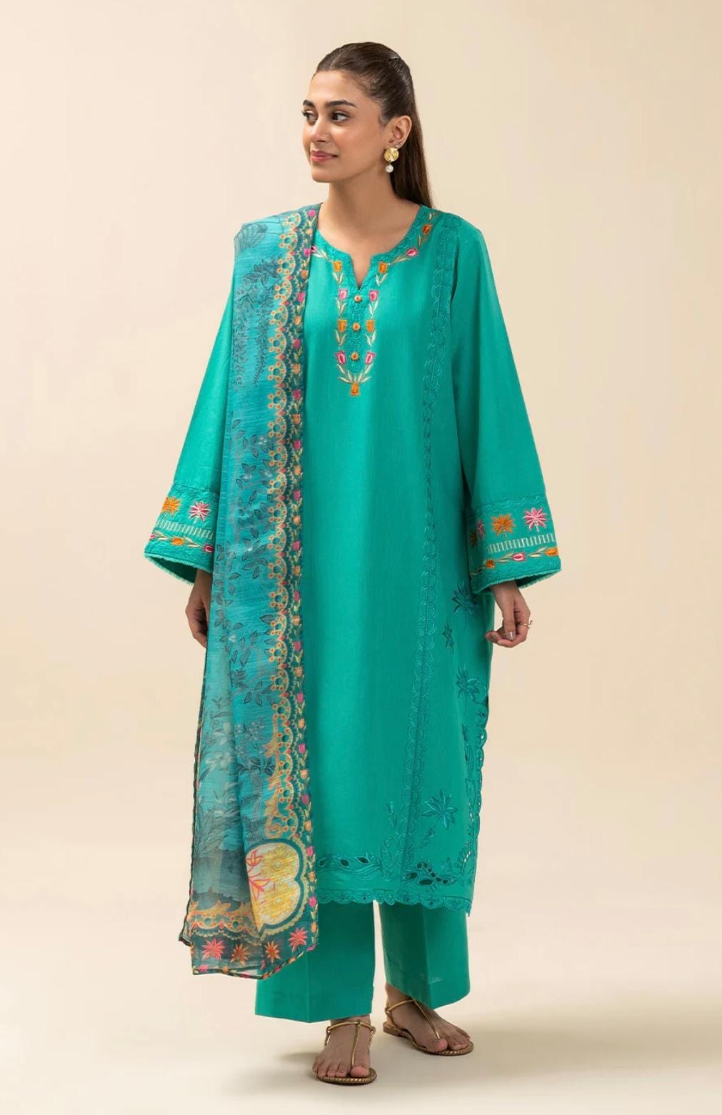 Beechtree 3pc embroidered summer