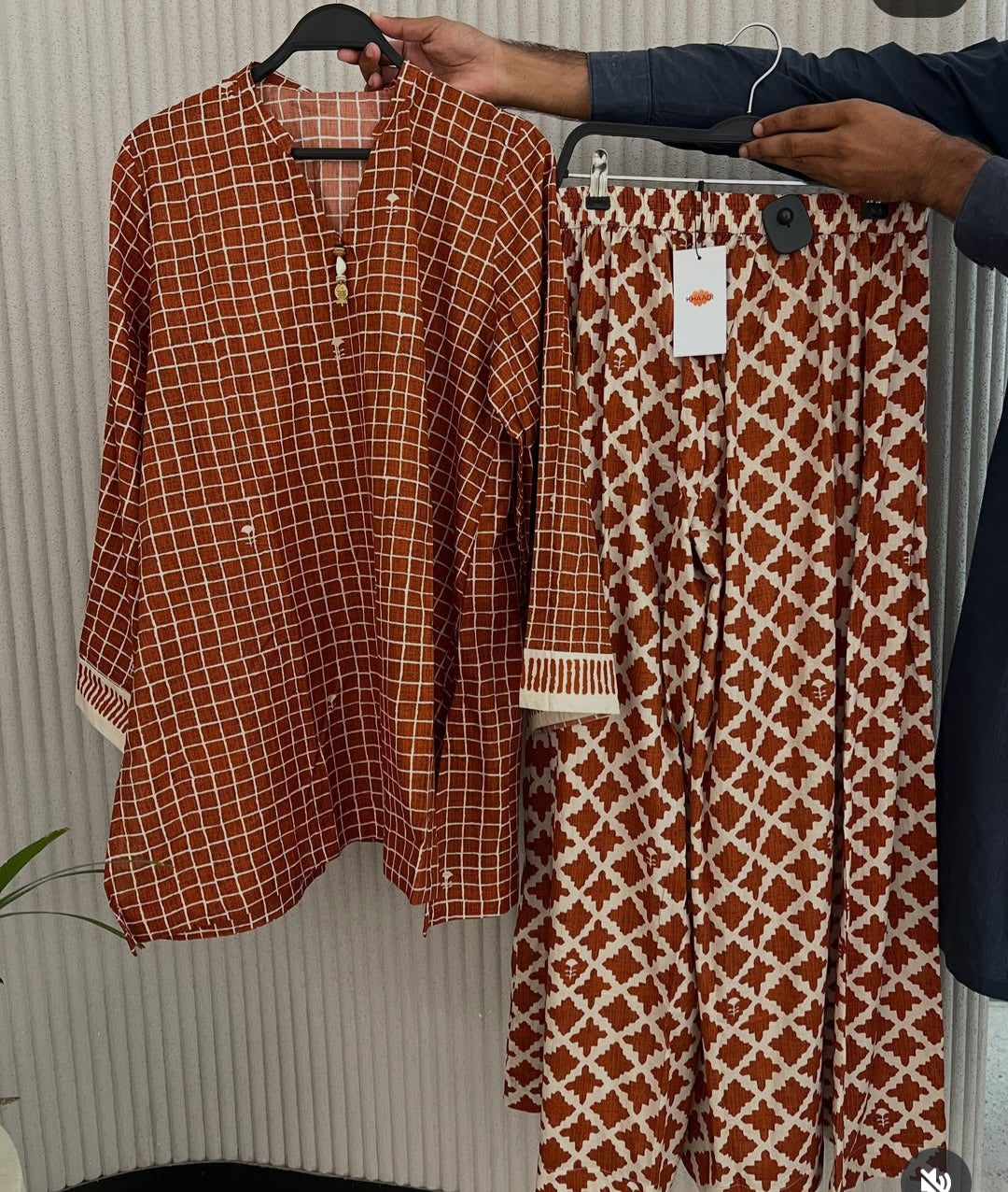 Khaadi coordset printed