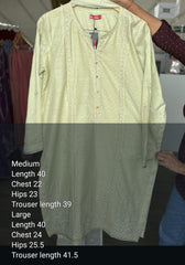 Zellbury 3pc embroidered