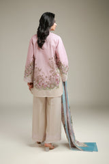 Khaadi Printed and Embroidered 3pc summer