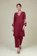 Khaadi 2pc embroidered coordset