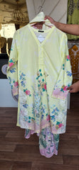 J. 3pc embroidered lawn