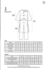 J. 3pc printed lawn