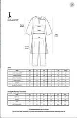 J. 3pc embroidered lawn