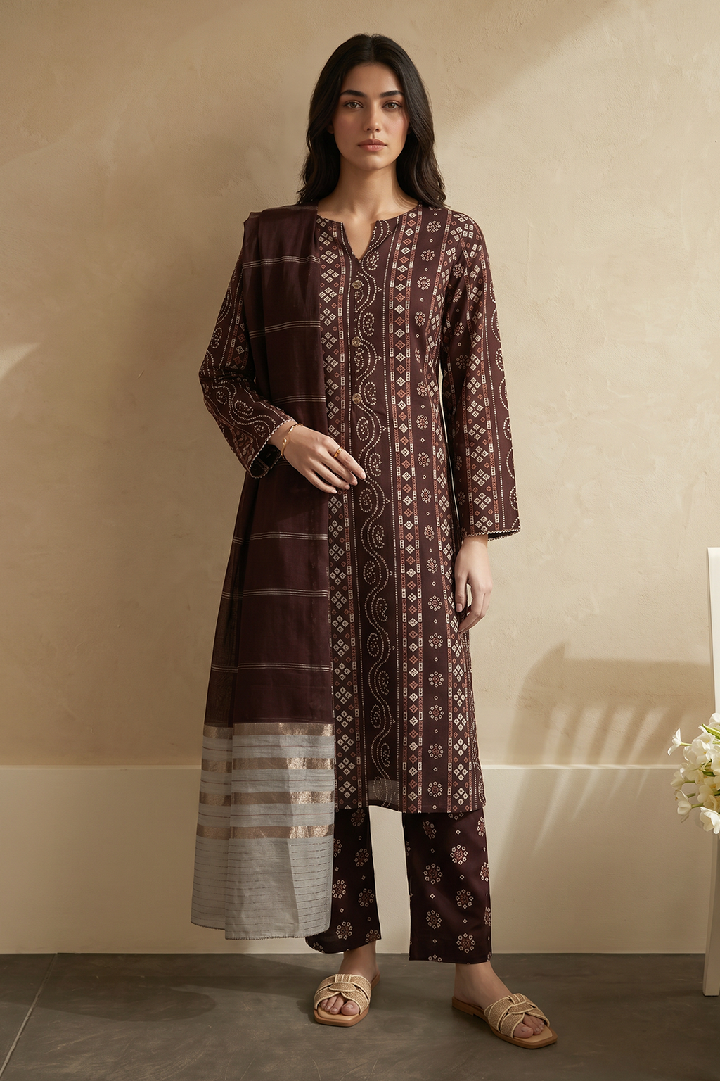3pc Zellbury Printed