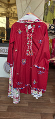 J. 3pc embroidered lawn