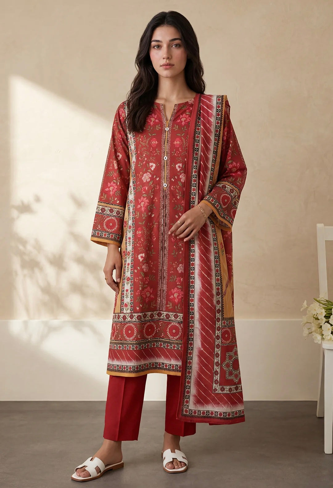 Zellbury 3pc printed