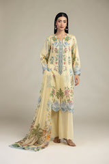 Khaadi 3pc embroidered lawn