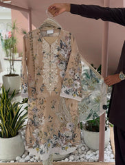 Khaadi 3pc embroidered lawn