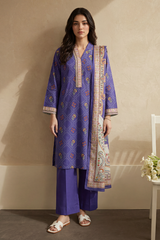 Zellbury 3pc Printed Lawn