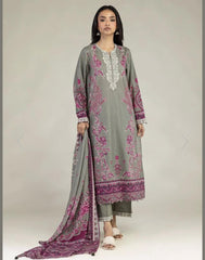 Khaadi 3pc embroidered