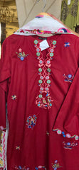 J. 3pc embroidered lawn