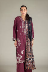 Khaadi 3pc embroidered broshia lawn